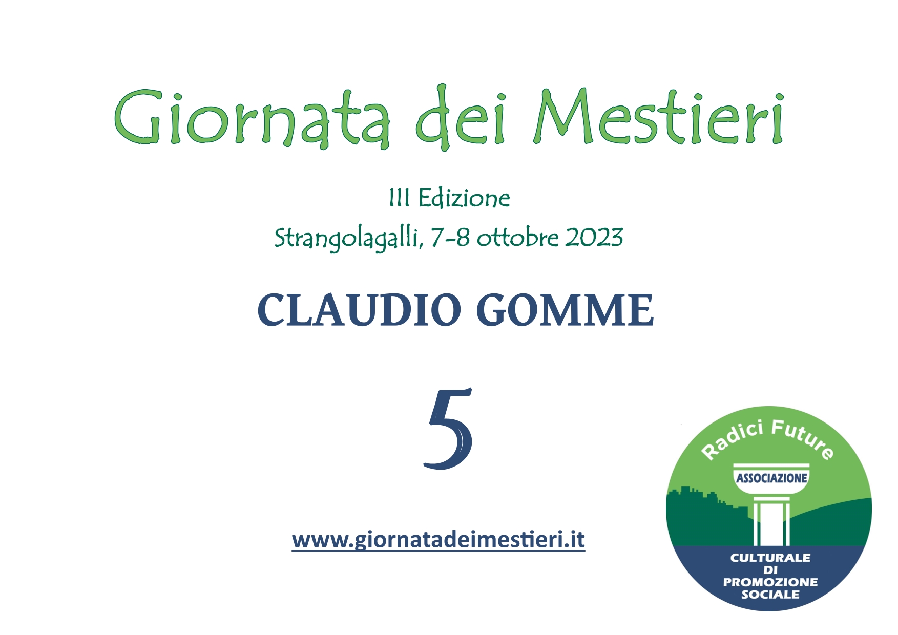 CLAUDIO GOMME